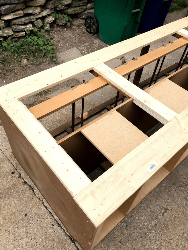 structural support for diy kitchen island