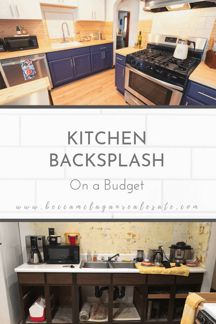 kitchen backsplash on a budget