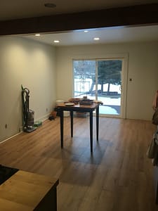 Before kitchen island at Little River House Before kitchen island